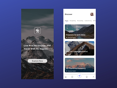 Travel App Design