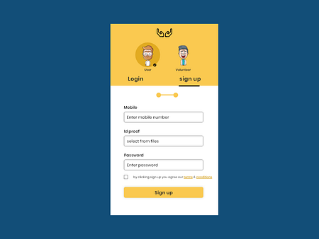 Sign Up UI designs, themes, templates and downloadable graphic elements ...
