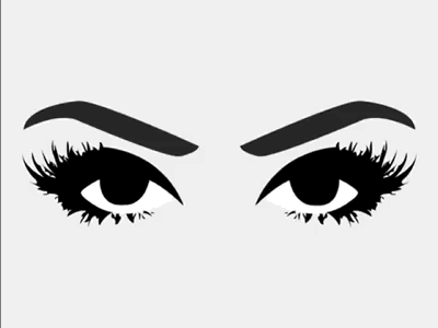 Les seuls beaux yeux sont ceux qui vous regardent avec tendresse after effect art design eyes graphic graphic design illustration illustrator logo motion