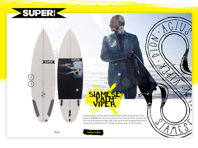 Superbrand design digital surf website