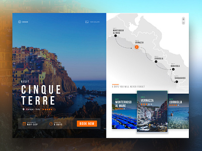 Cinque Terre Tours cinqueterre italy tours ui uidesign uiinspiration uiux uiuxdesign userexperiance userinterface ux webdesign