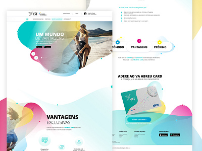 Declined Landing Page design digital landing page concept ui ux