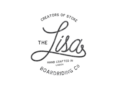 Lisa Surfboards - The Ones That Got Away branding identity lisa logo retro surf