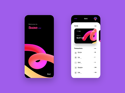 Swave ~ Digital Payment Mobile App app branding colors design dribbble graphic mobile app mobile ui swave ui ux vector web