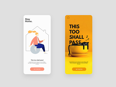 STAY HOME animals app branding colors dribbble fonts graphic layers layout mobile app mobile ui pastel screen ui ux website