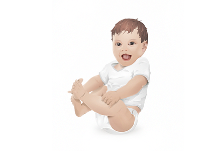 A Baby 2d adobe fireworks vector