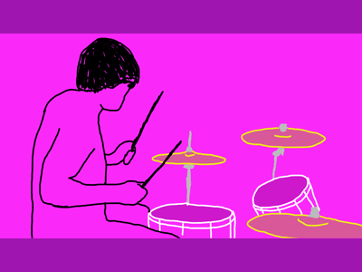 Jake - Drumming drummer framebyframe photoshop rotoscope