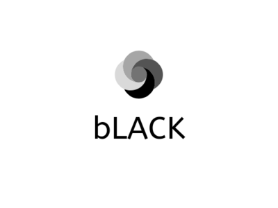 bLACK logo concept