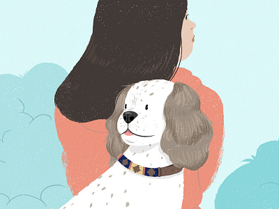 Vancouver Loves Their Dogs #14 Closeup closeup comic dog dogs graphic illustration love pooch spaniel vancouver vancouver loves their dogs