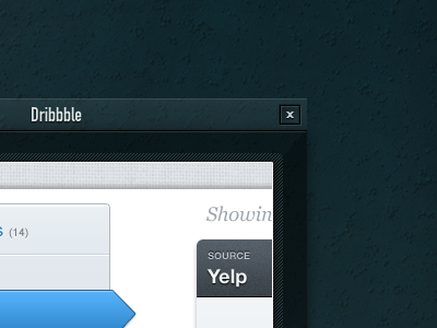 Modal Title Bar ui modal dark window widget close button title bar