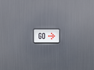 Button Style ui button brushed metal steel plastic led glow
