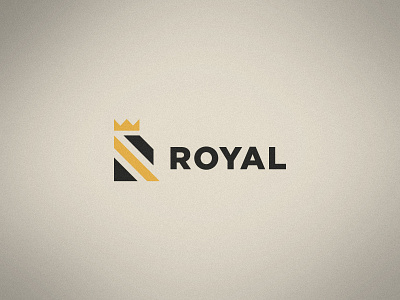 Letter R — Royal branding crown gold king letter logo logo design logotype regal royal
