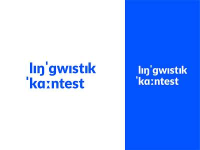 Linguistic contest — Logo design branding handlettering lettering linguistics logo logo design logotype type logo