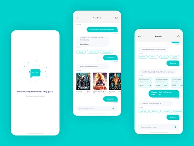 Chat Bot - AutoBOT bot chat chat app chat bot chatbot ios iphone iphone app mobile app mobile ui sketch