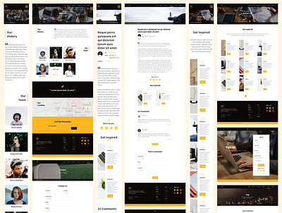 Makarya UI Kit - The Story Behind (Pt.6) bootstrap design landing page ui kit ui kit design ui8net uiux user experience user interface website design
