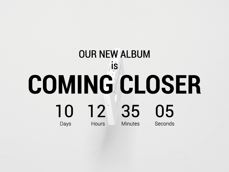 Daily UI #014 | Countdown Timer landing page user experience user interface website design