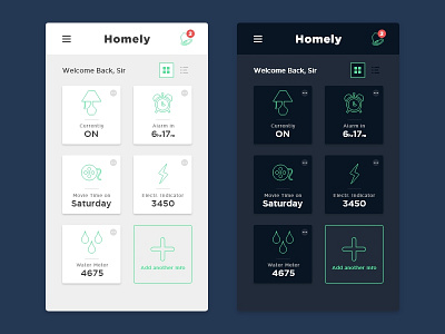 Daily UI #021 | Home Monitoring Dashboard