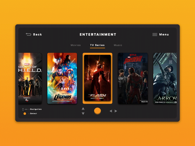 Daily UI #025 | Tv App