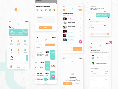 Tanda booking concept design graphic design illustration mobile ui money circle payments ui