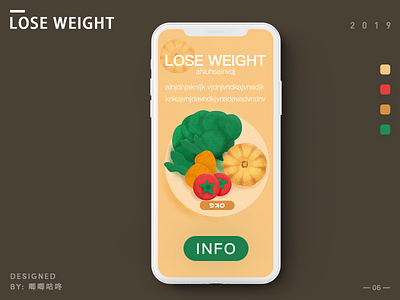 How to lose weight? - 07/13/2019 at 09:02 AM app design illustration