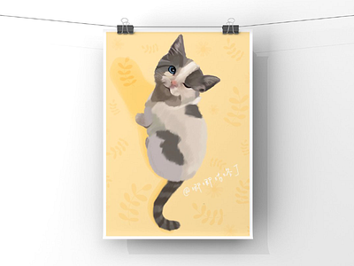 A cute cat illustration