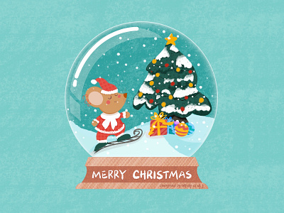 Merry Christmas illustration