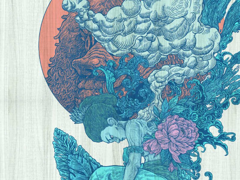 Calon Arang artwork. ilustrator traditional folklore drawing illustration folklore balinese digital art