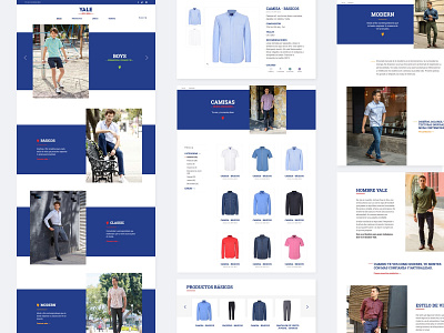 Yale ecommerce sketch ui ux design web web design website design