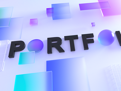 PORTFOLI 3d art art branding c4dart design ui ux vector web website