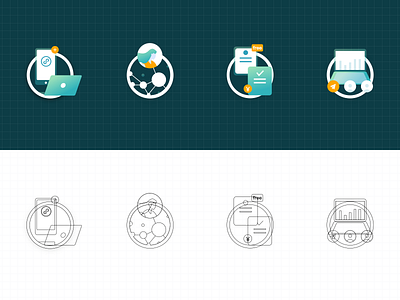 Liudutui_Web_icons design icon illustration ui web