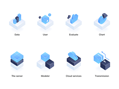 The Server Icons app design icon illustration illustrator logo ui web website