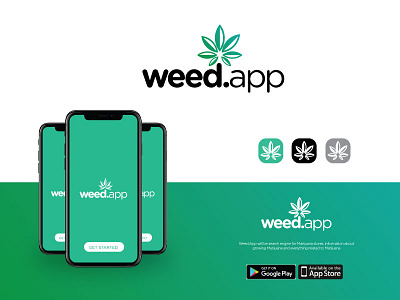 Weedapp app icon weed