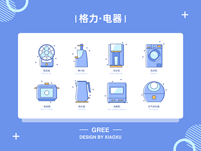 Life icons · Household appliances