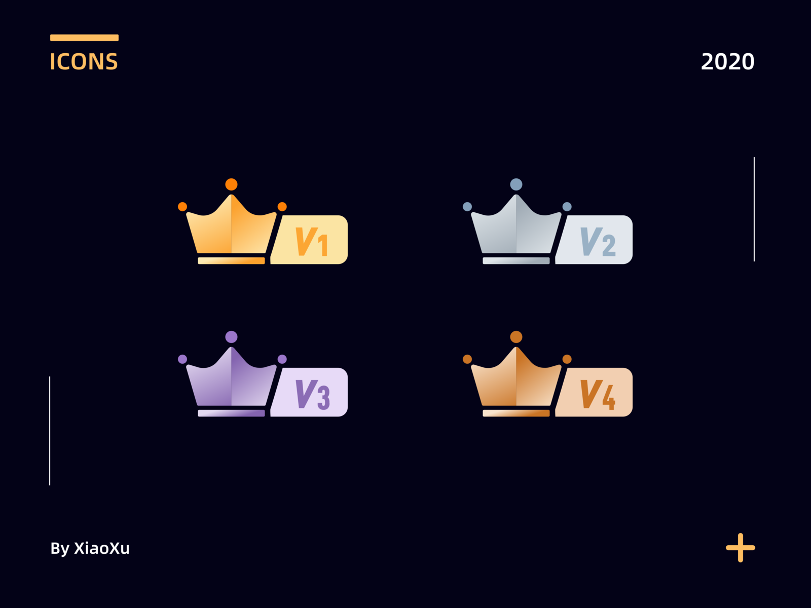 Vip Grade Icons By Xiaoxu On Dribbble