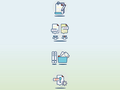 CP infographics contracts documents icon illustration legaltech