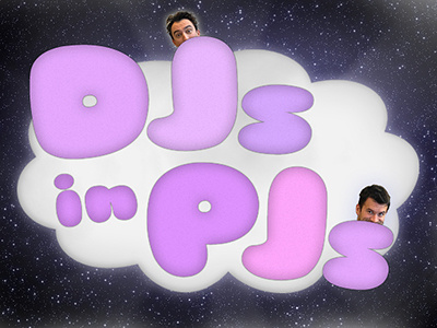 DJs in PJs Logo absolute radio cloud cute radio space stars