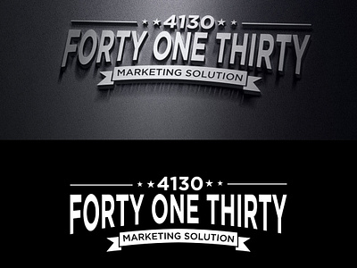 Forty One Thirty a letter logo brand identity branding branding agency coffee logo corporate branding corporate identity design flat graphic graphic design graphic design icon illustration logo logo design logo designer typography vector watch logo