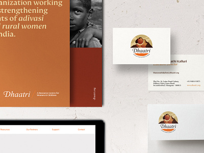 Dhaatri - A Resource Centre for Women & Children Branding brand branding design graphic guideline icon identity logo logo design