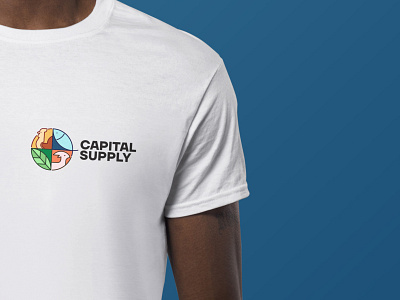 CapitalSupply T shirt artwork brand branding branding design design dribble graphic design guideline logo logo design
