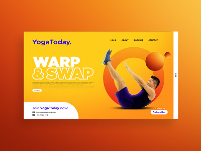 Yogatoday - UI/UX dribble uiux web yoga