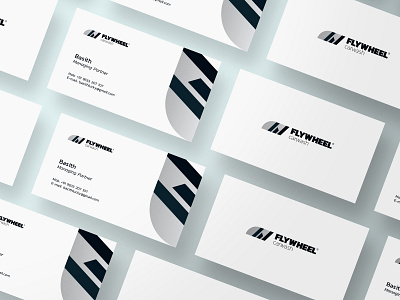 Business Card design for Flywheel Carwash artwork brand branding businesscard car design dribbble flat graphicdesign icon logo minimal visitingcard