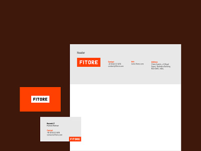 Brand Identity for Fitore branding branding design design