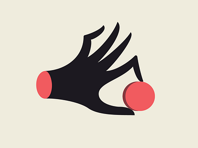 gettin handsy. geometric hand vector