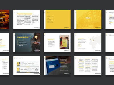 The AA Mobile Applications RFI annual report brochure interactive layout report rfi ui