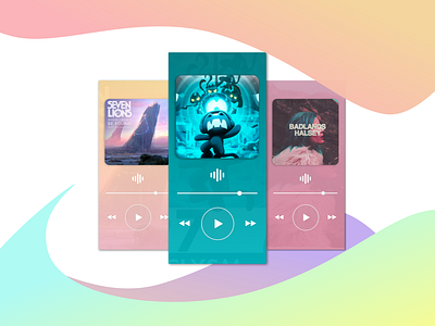 Music Player branding clean color concept dailyui design flat graphic interface ios minimal music ui ui ux userexperience ux ux ui vector