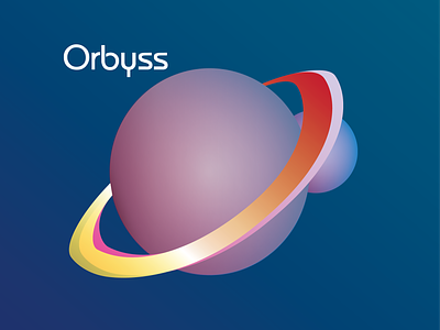 Orbyss Logo branding clean color concept design flat graphic illustration interface ios logo minimal ui ui ux uidesign userexperience ux ux ui vector web