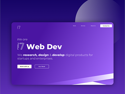 Rebranding 17 Web Dev branding clean color concept design flat graphic interface ios logo minimal ui ui ux uidesign userexperience ux ux ui vector web website