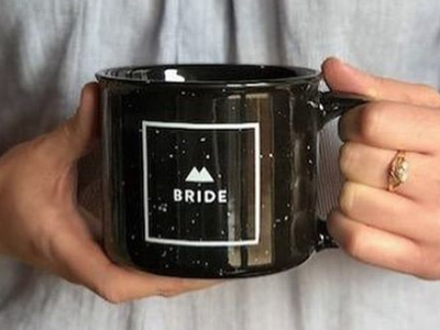 Bride mugs graphic design modern product design