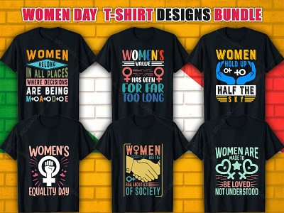 60+ Women's Day T-shirt Design Bundle Package