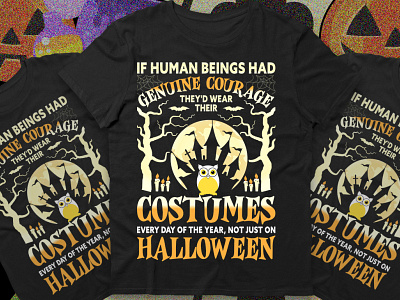 Halloween T-shirt Design broom